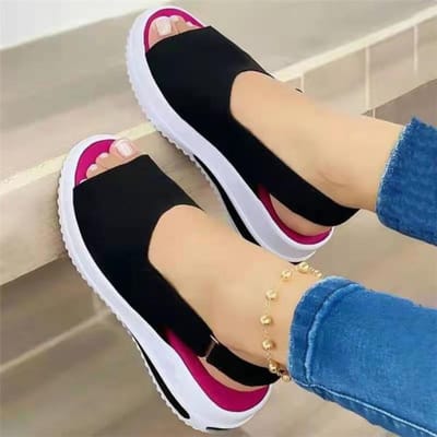 Damessandalen Zachte stiksels Damessandalen Comfortabele platte sandalen Dames Strandschoenen met open teen Damesschoenen 35