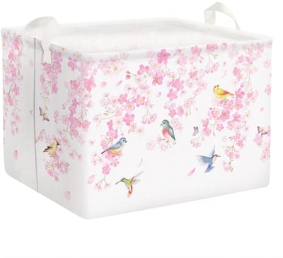 Dailygoods - Opbergmand - Waterdichte Kledingopslag - Roze - Wasmand - 36 Liter - Ideaal voor Kinderen - Perfect voor Speelgoed