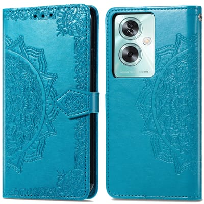 imoshion Hoesje - Geschikt voor Oppo A79 - Mandala Bookcase - Turquoise