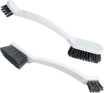 Roellgs 2 pack shoe brush floor brush cleaning brush crevice brush, bathroom, shower, sink, floor cleaning brush, crevice, inlet cleaning brush, stove brush