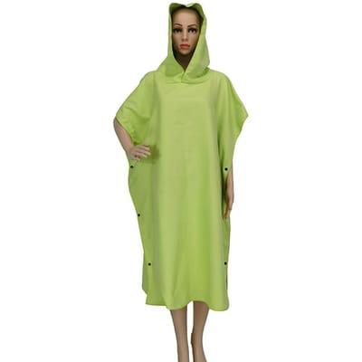 Volwassen Draagbare Handdoek Badjas met Capuchon Sneldrogend Comfortabel Aanvoelend voor Strand Thermale Baden Fitness