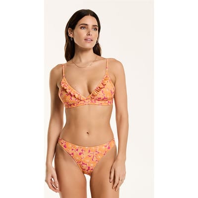 Shiwi Ladies Beau Bikini Set Sunny Floral Millenial Pink Flower Maat: 36 | Bikini's Outlet | Dames | Oranje