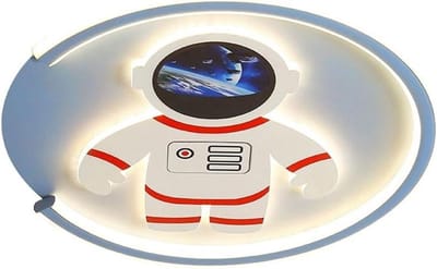 Led Plafondlamp - Kinderlamp Decoratie - Kamer Verlichten - Dimbare RC Bediening - 56 cm Breed - Wit