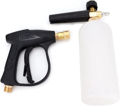 Hogedrukreiniger Schuimsproeier - Zeepdispenser Lans - Auto Reinigen - Verstelbaar Mondstuk - 35.99 x 23.98 cm - Wit