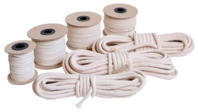 Kaarsenlont Gevlochten Katoenen Lont 1,4-10 mm voor Kaarsen Maken