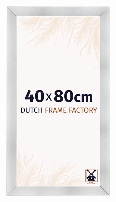 Fotolijst 40x80 cm - MDF - Aluminium Geborsteld - Praag