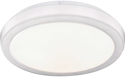 Plafondlamp keukenlamp gemarmerd LED plafondlamp wit, 12W 1150lm warm wit, DxH 33,5 x 9,5 cm