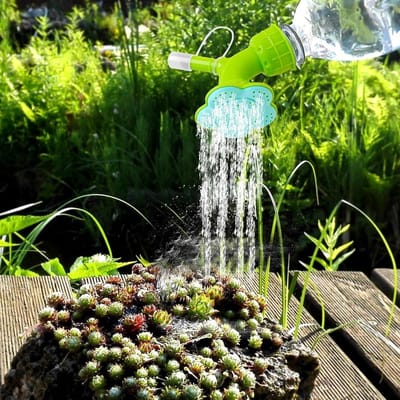 Gieter Sproeikop - Plantenwater Tuit - Planten Water Geven - Fijne Nevel Straal - Universele Pasvorm - Groen