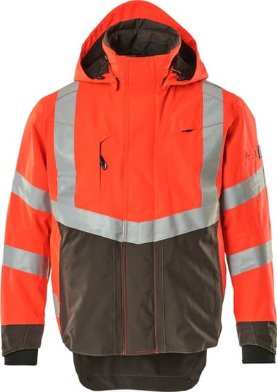 Mascot Safe Supreme Shell jas 15501-231 - hi-vis rood/donkerantraciet - 2XL