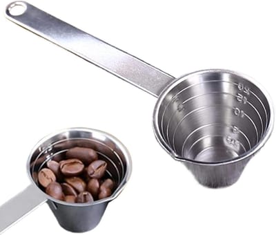 2 stuks maatlepel van roestvrij staal – 5-20 ml lepels en maatbekers met lange steel, multifunctionele kookaccessoires, baklepel,