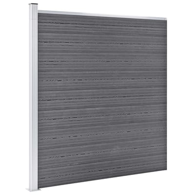 vidaXL - Schutting - 526x186 - cm - HKC - grijs