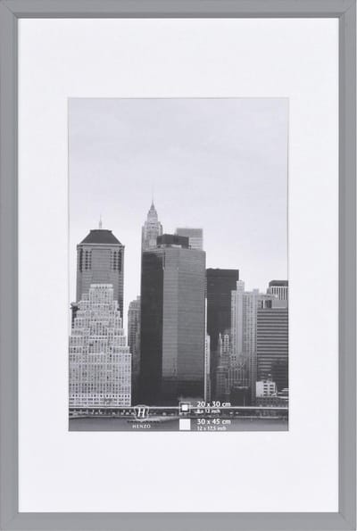 Fotolijst - Henzo - Metallica - Fotomaat 30x45 cm - Zilver