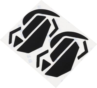 Muis Voetjes - Muis Skates - Vloeiende Beweging - Vermindert Wrijving - 2 Sets - Zwart