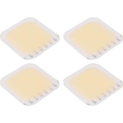 10 stuks Blarenpleisters Multifunctioneel Dun Licht Voorkomt Schuren Gel Zelfklevend Blarenpads voor Hiel white