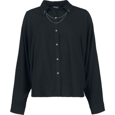 Gothicana by EMP - Gothic Blouse - Corporate Goth - S tot XXL - voor Vrouwen - zwart