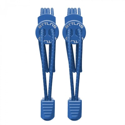 BTTLNS Elastische Snelveters - Ultragrip - Duurzaam - Elastische snel veters - multi-inzetbaar - Gemakkelijk in gebruik - Triathlon - Hardlopen - Extra flexibel - Velocity 1.0 - Blauw