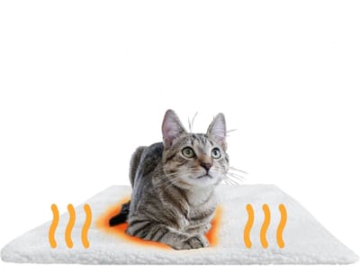 Famanu - Zelfverwarmende fleece deken 60x45 cm voor katten en honden