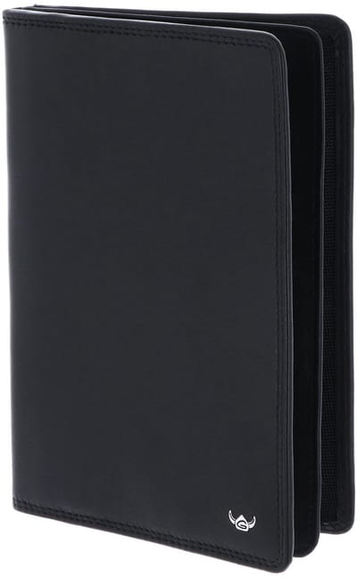 Golden Head Leren identiteitskaarthoesje Polo RFID Protect Brieftasche mit RV 4040 Schwarz zwart