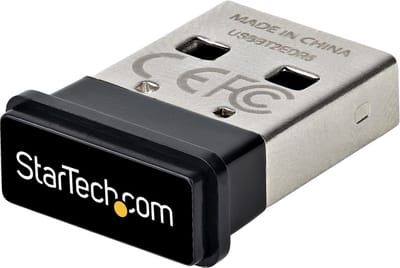 StarTech.com USB Bluetooth 5.0 Adapter USB Bluetooth Dongle Receiver Range Up to 10M