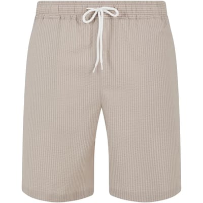 Urban Classics - Basic Seersucker Korte broek - XL - Grijs