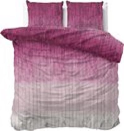 dekbedovertrek wood frech 240x200 2 kussenslopen pink.