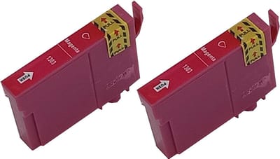 KATRIZ® huismerk ink Epson T1303 Magenta | voor Epson Stylus SX525WD/SX620FW/SX535WD/BX525WD/BX625FWD/BX635FWD/BX935FWD/WorkForce WF-7015/7515/7525 | 2 stuks