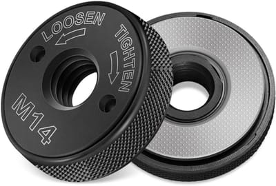 2 stuks snelspanmoer M14, Haakse Slijper Quick Release Moer, Universele haakse slijper-accessoires, flexibele snelspanmoer geschikt voor Einhell haakse slijper met een M14-opname