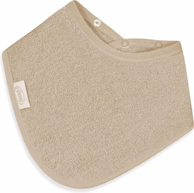 Funnies Bandana Slabber Junior 38 Cm Katoen Crème