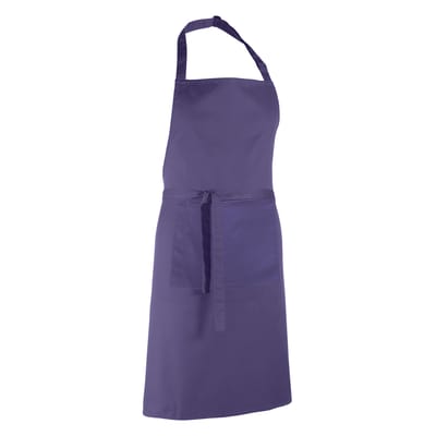 Premier Dames/Dames Kleuren Bipschort Met Zak / Werkkleding (Pakket van 2) (Paars)