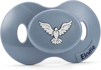 Elodie Fopspeen - Fopspeen 3 md+ met orthodontische silicone speen - 3md+ - Free Bird Placement Print