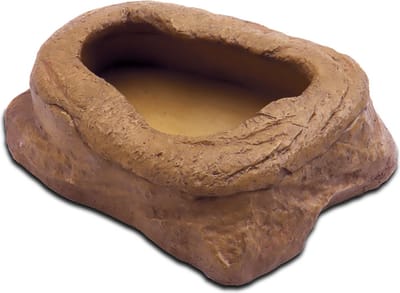 Exo Terra - Terrarium - Reptielen - Ex Meel-wormschaal 17x8,5x14cm Bruin - 1st
