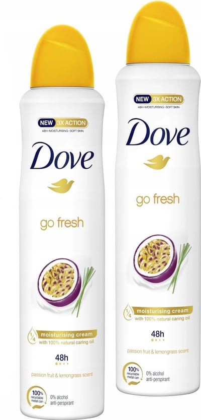Dove Deo Spray - Passievrucht & Citroengras - 2 x 150 ml