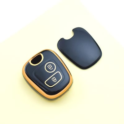 Sleutelloos Voor Citroen C1 C4 C2 C3 Berlingo Xasara Picasso Voor Peugeot 107 207 307 407 206 306 406 Afstandsbediening Auto Sleutelhoes Cover Fob gray