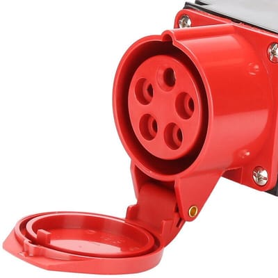 Bouwstroomverdeler met 3 x 230V en 1 x 400V - Schuko Adapter voor Bouwplaatsen, Campers en Feesttenten