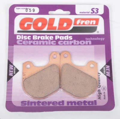 gold fren remblok voor harley davidson 1340 fxwg 1982 tot 1984 avg / avd nieuw