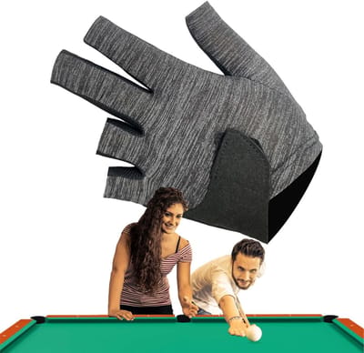 Zwembadhandschoenen - Sport wanten - Biljart precisie - Open vinger ontwerp - Universele maat - Zwart