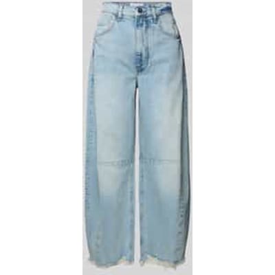 barrel fit Jeans in Used-look