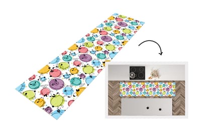 Keukenloper - Loper keuken - Schapen - Stippen - Patronen - 200x50 cm - Keukenloper vinyl