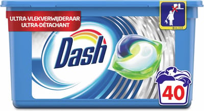 Dash Platinum Wasmiddel Pods - Wascapsules - Extra Reinigingskracht - Voordeelverpakking 3 x 38 Wasbeurten