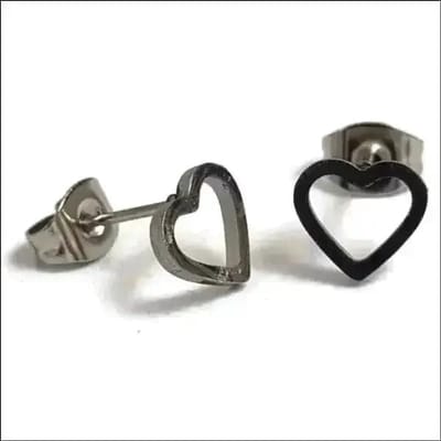Rvs sieraden - Hartjes oorbellen - Roestvrij staal - Lichtgewicht-7mm