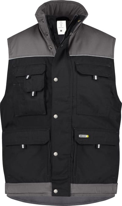 Tweekleurige bodywarmer