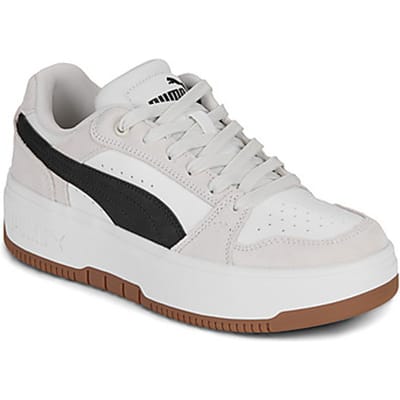 PUMA Rebound Femme Low SD Dames Sneakers - PUMA White-PUMA Black-Frosted Ivory