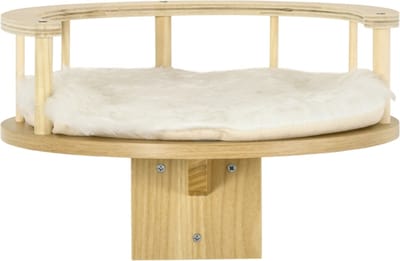 Kattenbed - Kattenmand - Kattenhangmat - Muurbevestiging - 34 x 34 x 10,5 cm
