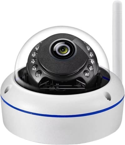 Beveiligingscamera - IP-camera Wifi - Huisbewaking Buiten - AI Auto Tracking - 5MP - Wit