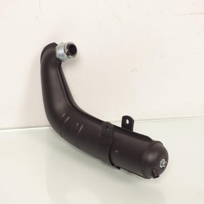 Pot d'échappement noir type banane pour mobylette MBK 88 silencieux cyclomoteur