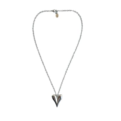 FlowJewels - ketting met hart - stainless steel - goud kleurig