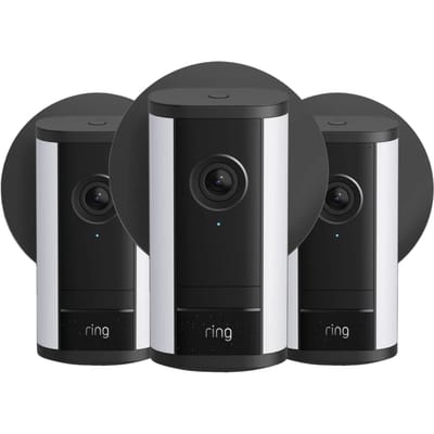 Ring Spotlight Camera Pro 2e Generatie Stekker Zwart 3-Pack