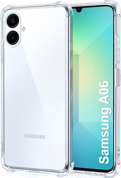 Hoesje geschikt voor Samsung Galaxy A06 4G/5G - Techsuit Shockproof Silicone Back Cover - Transparant