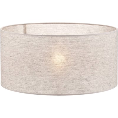 Duolla Lampenkap Roller, grijs, Ø 50 cm, hoogte 24 cm