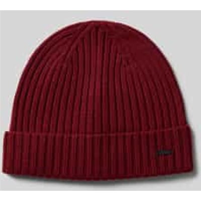 Beanie met labeldetail, model 'FRANCIS'
